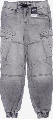 CAMP DAVID Jeans in 30 in Grey: front