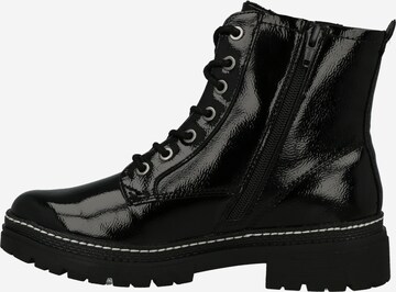 JANA Lace-Up Ankle Boots in Black