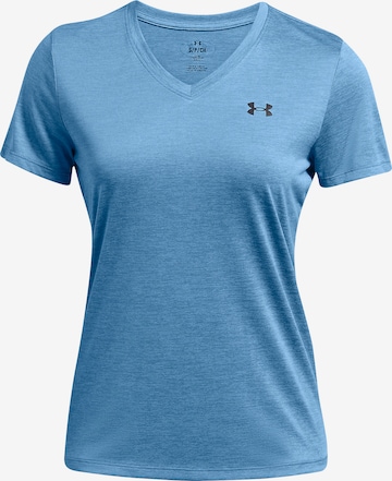 UNDER ARMOUR Performance Shirt 'Tech Twist' in Blue: front