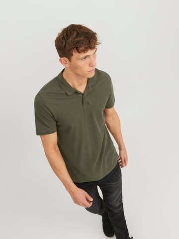 JACK & JONES Shirt 'JJEBasic' in Green