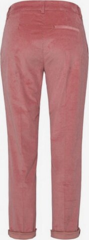 BRAX Slimfit Pantalon in Rood