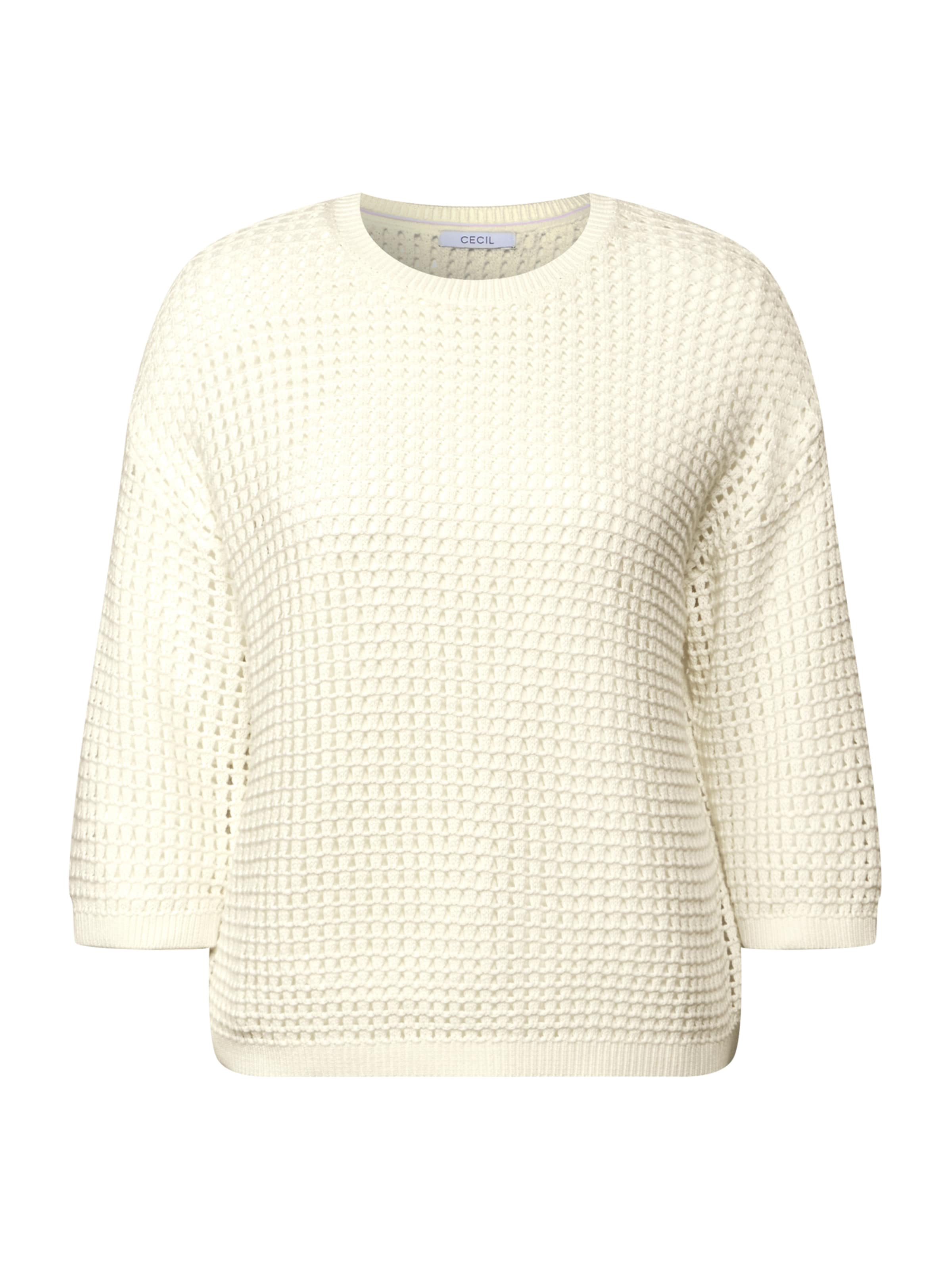CECIL Sweter w kolorze beżowy: przód