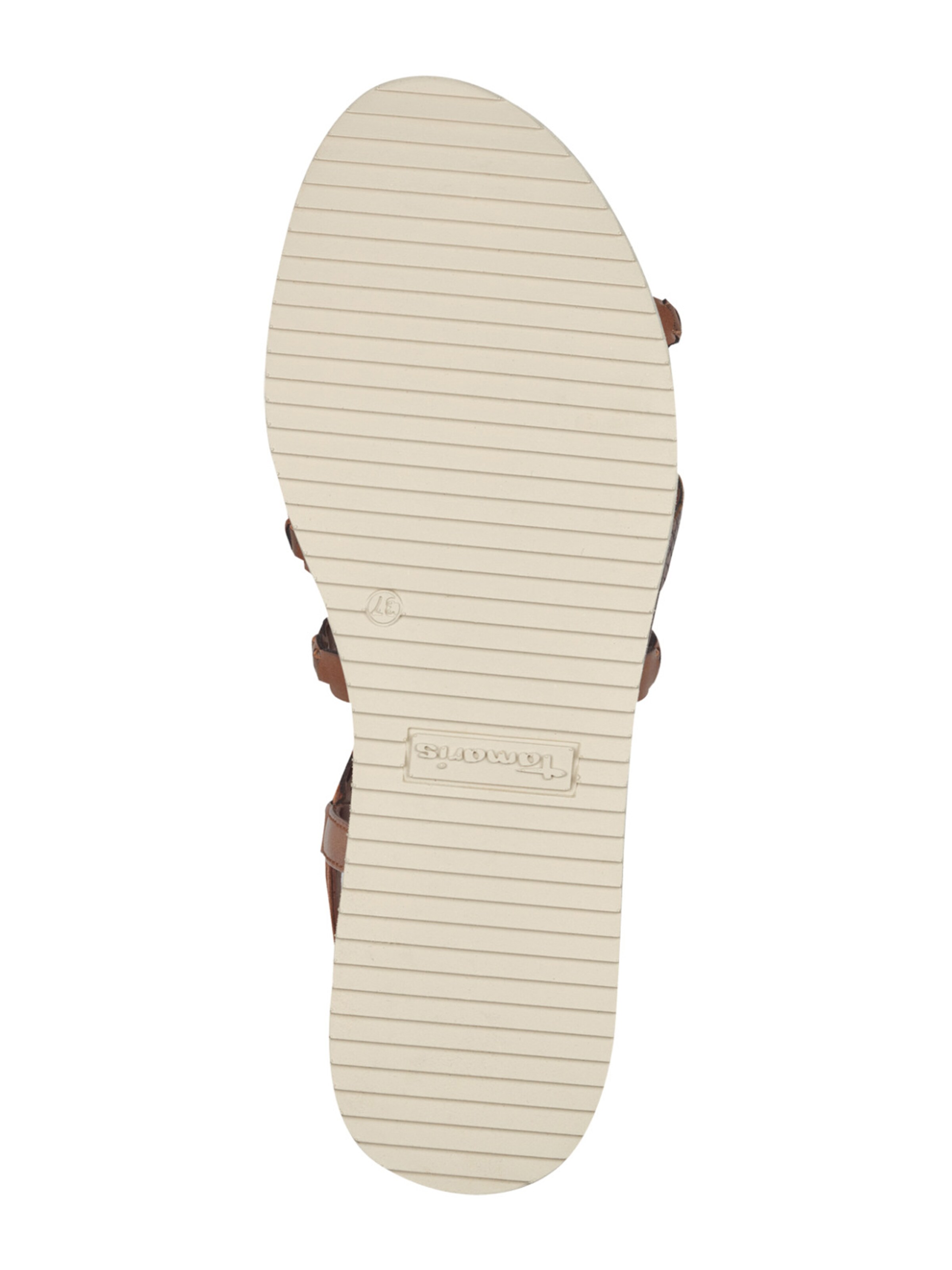 Tamaris Sandały z rzemykami w kolorze brązowy