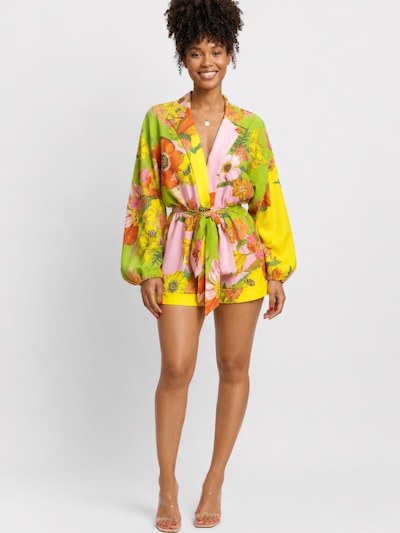 Fulgor Jumpsuit 'Macacão Celina em Seda Floral Vibrante'‌‌‌‌‌ in L in mischfarben, Produktansicht