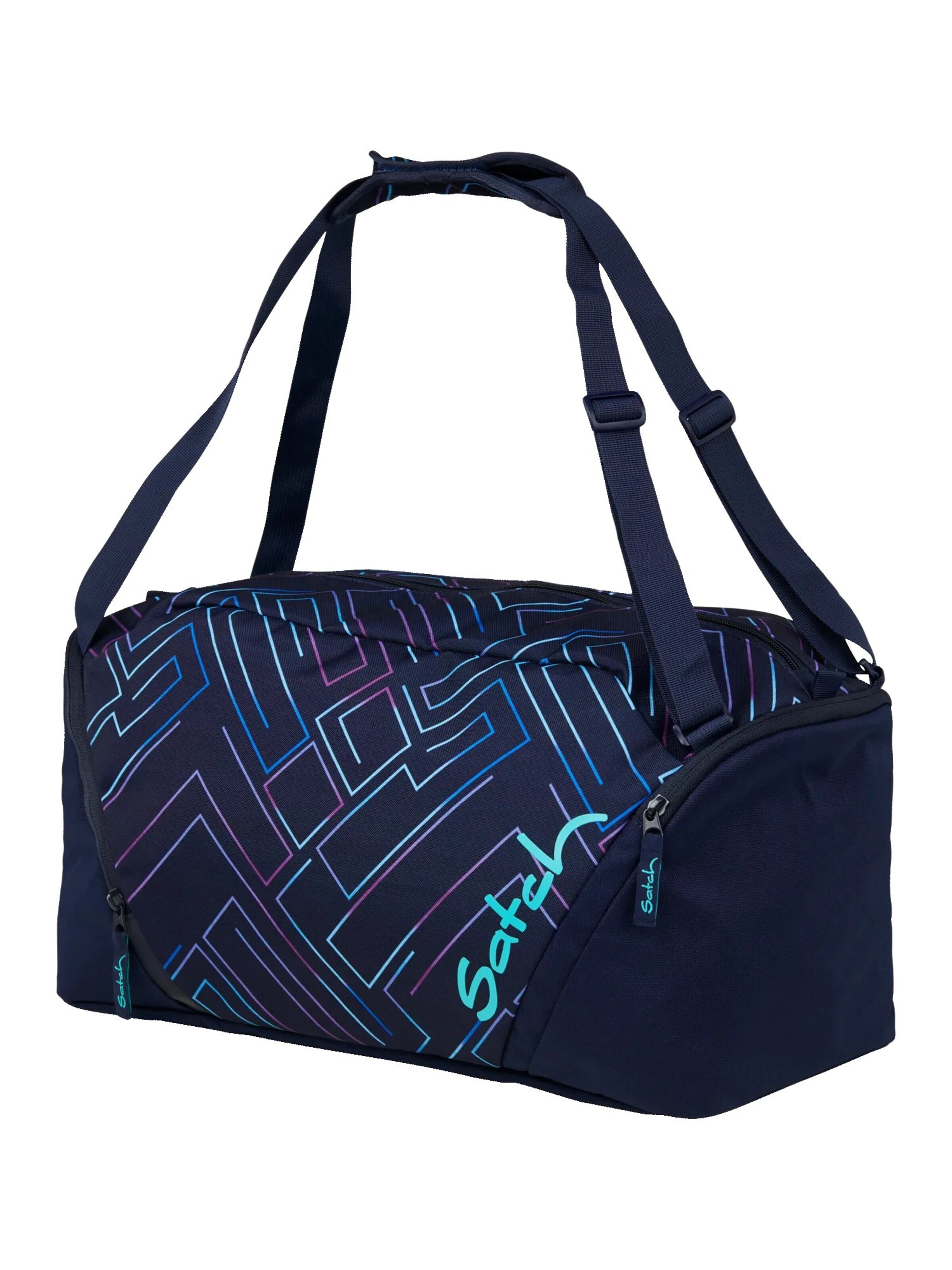 Satch Athletic Gym Bag in Blue: front