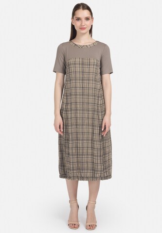 HELMIDGE Jurk in Beige: voorkant