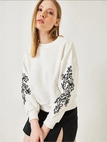 Felpa 'Sweatshirts' di Bianco Lucci in beige