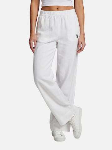 U.S. POLO ASSN. Regular Broek in Wit