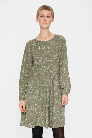 SAINT TROPEZ - Vestido 'Gisla' em verde: frente