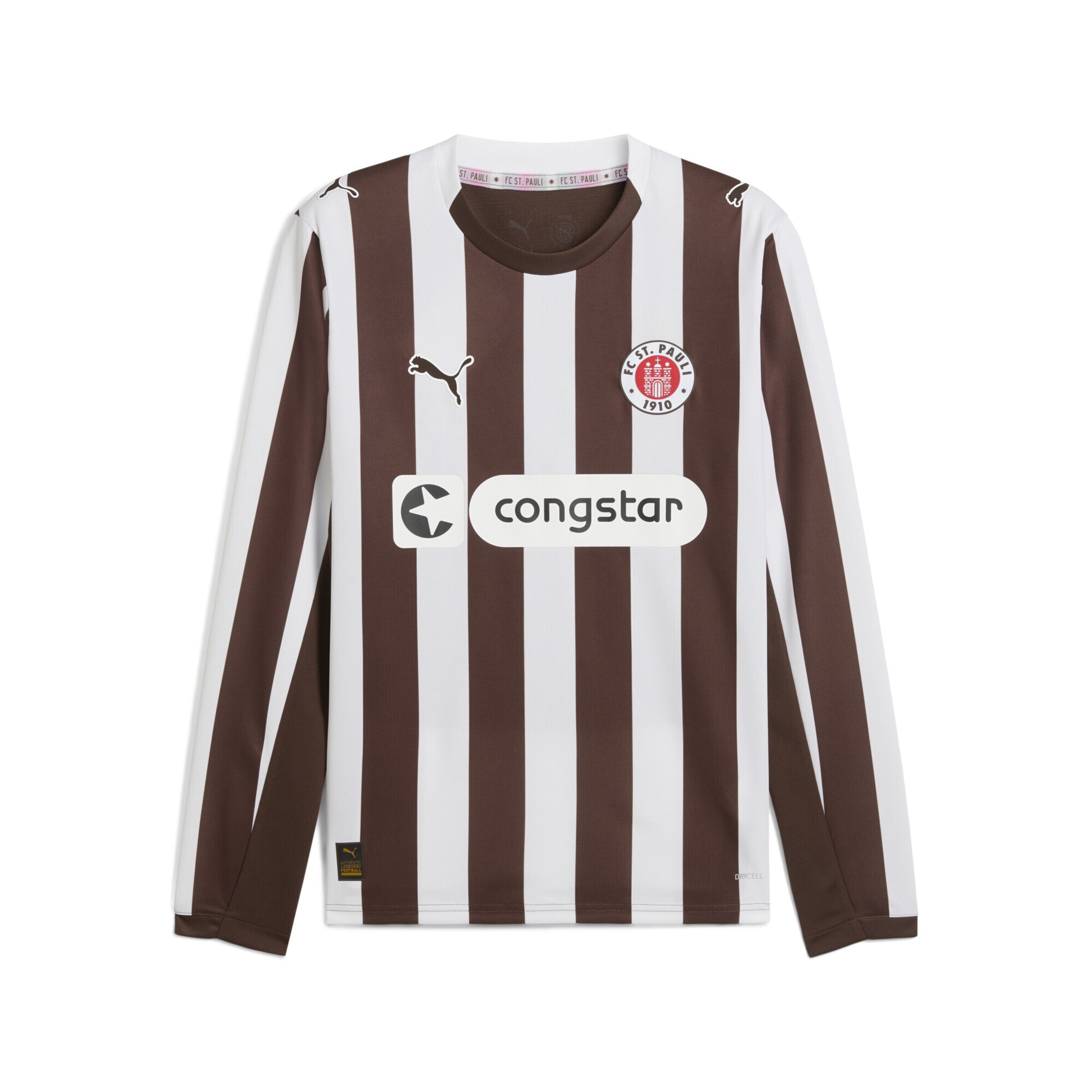 PUMA Tricot 'FC St. Pauli 25/26' in Bruin: voorkant
