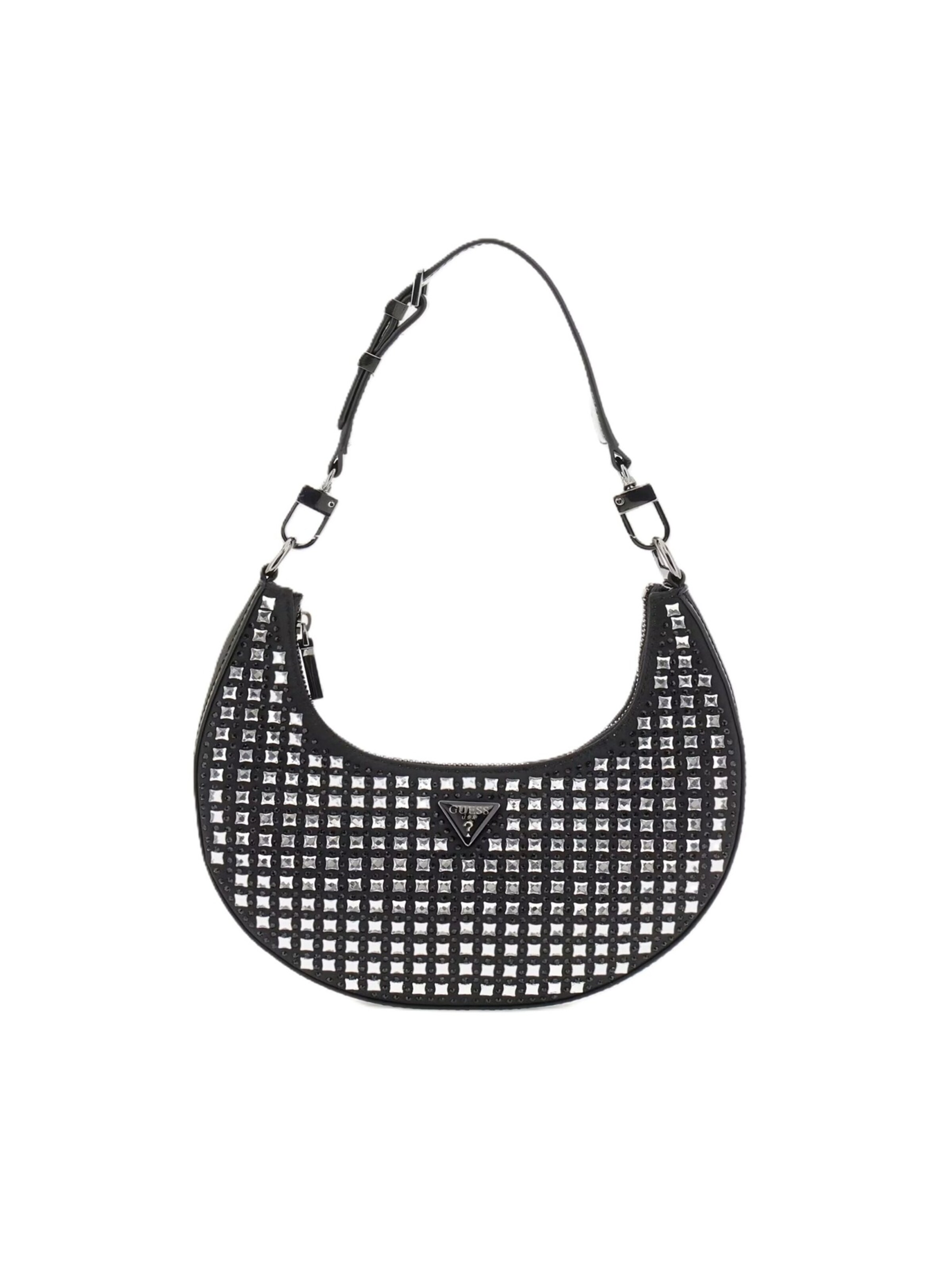 Borsa a spalla 'IM920501' di GUESS in nero: frontale