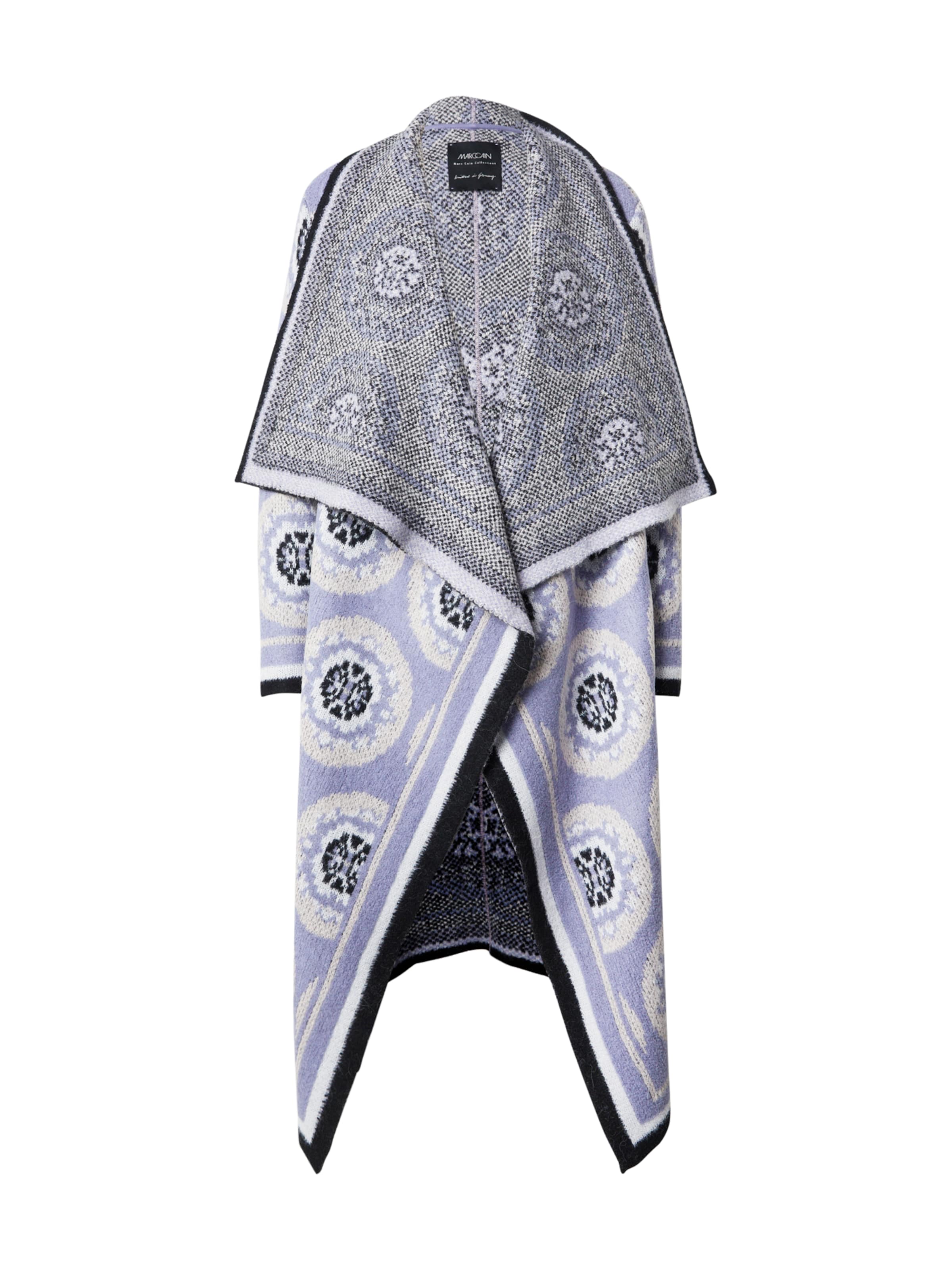 Marc Cain Pitkä neuletakki värissä lila: etupuoli