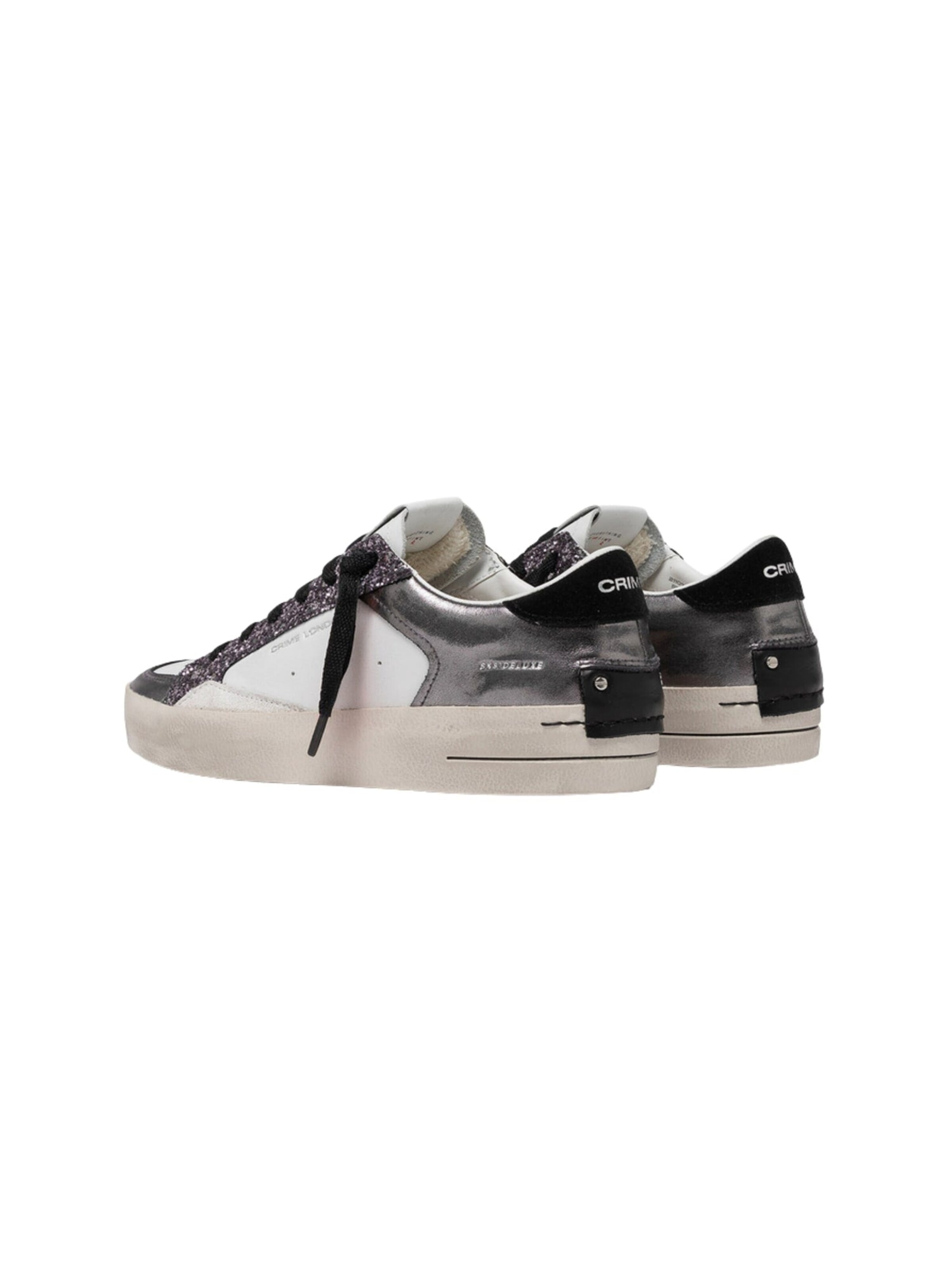 Crime London Sneakers laag 'SK8 Deluxe To The Moon' in Wit