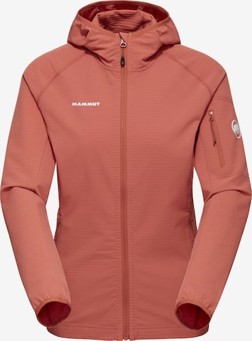 MAMMUT Athletic Fleece Jacket 'Madris' in Red: front