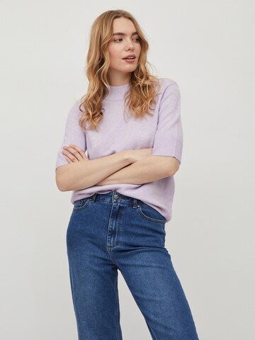 VILA Sweater 'Ril' in Purple: front