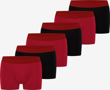 Bruno Banani Boxershorts 'Flowing' in Rot: Vorderseite