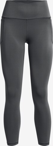 UNDER ARMOUR Skinny Sportbroek 'Meridian' in Grijs: voorkant