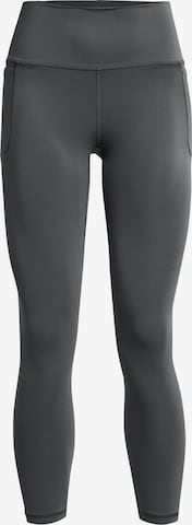 UNDER ARMOUR Skinny Workout Pants 'Meridian' in Grey: front