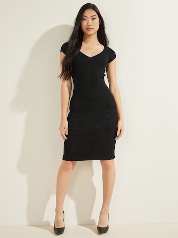 GUESS - Vestido de punto en negro