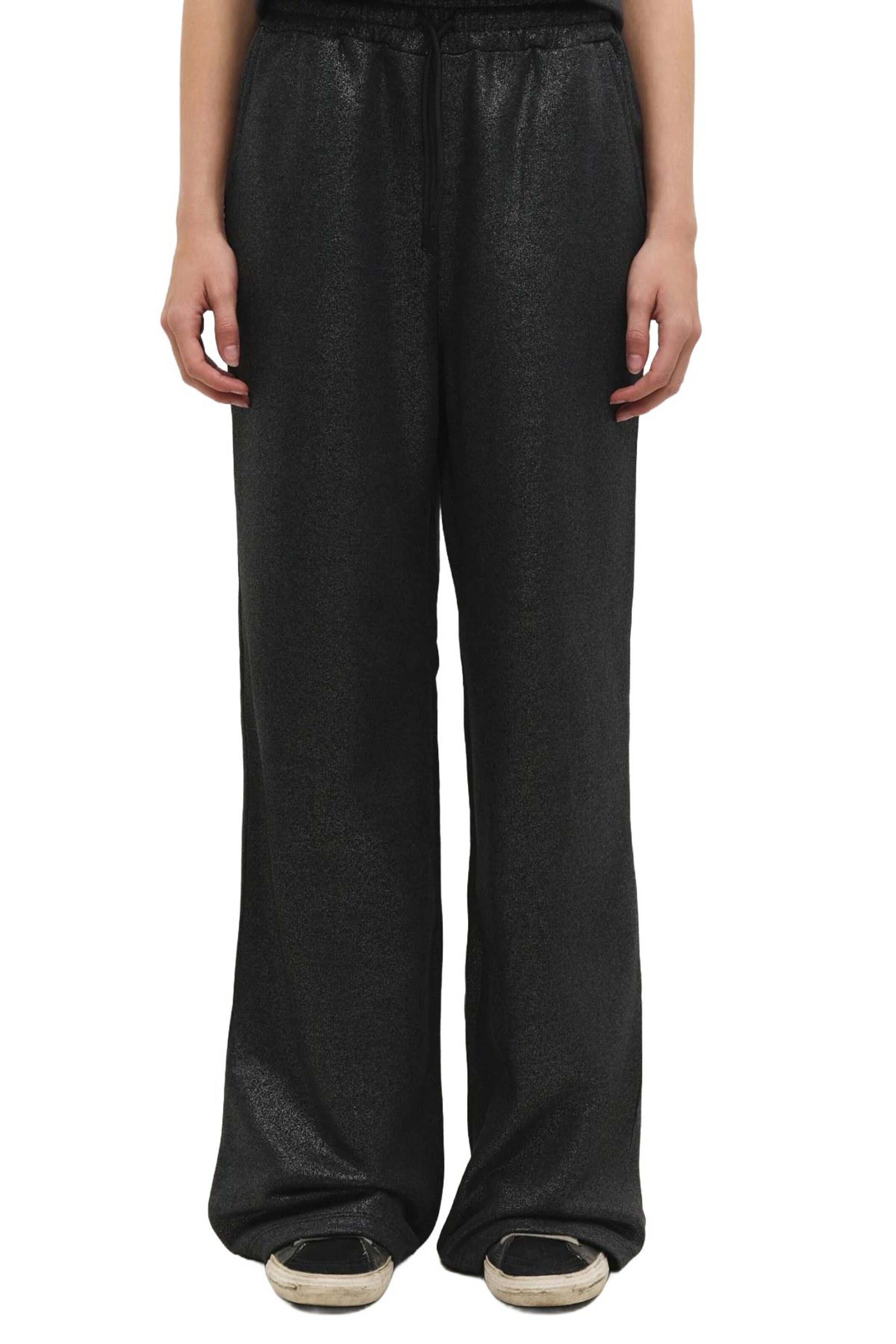 No Matter What Loose fit Pants in Black: front