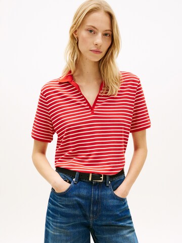 raudona TOMMY HILFIGER Marškinėliai: priekis