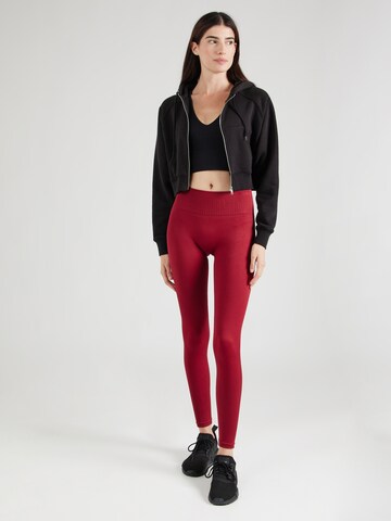 ONLY PLAY Skinny Workout Pants 'ONPFRION' in Red