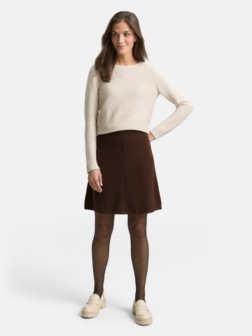 TOM TAILOR Skirt in Brown