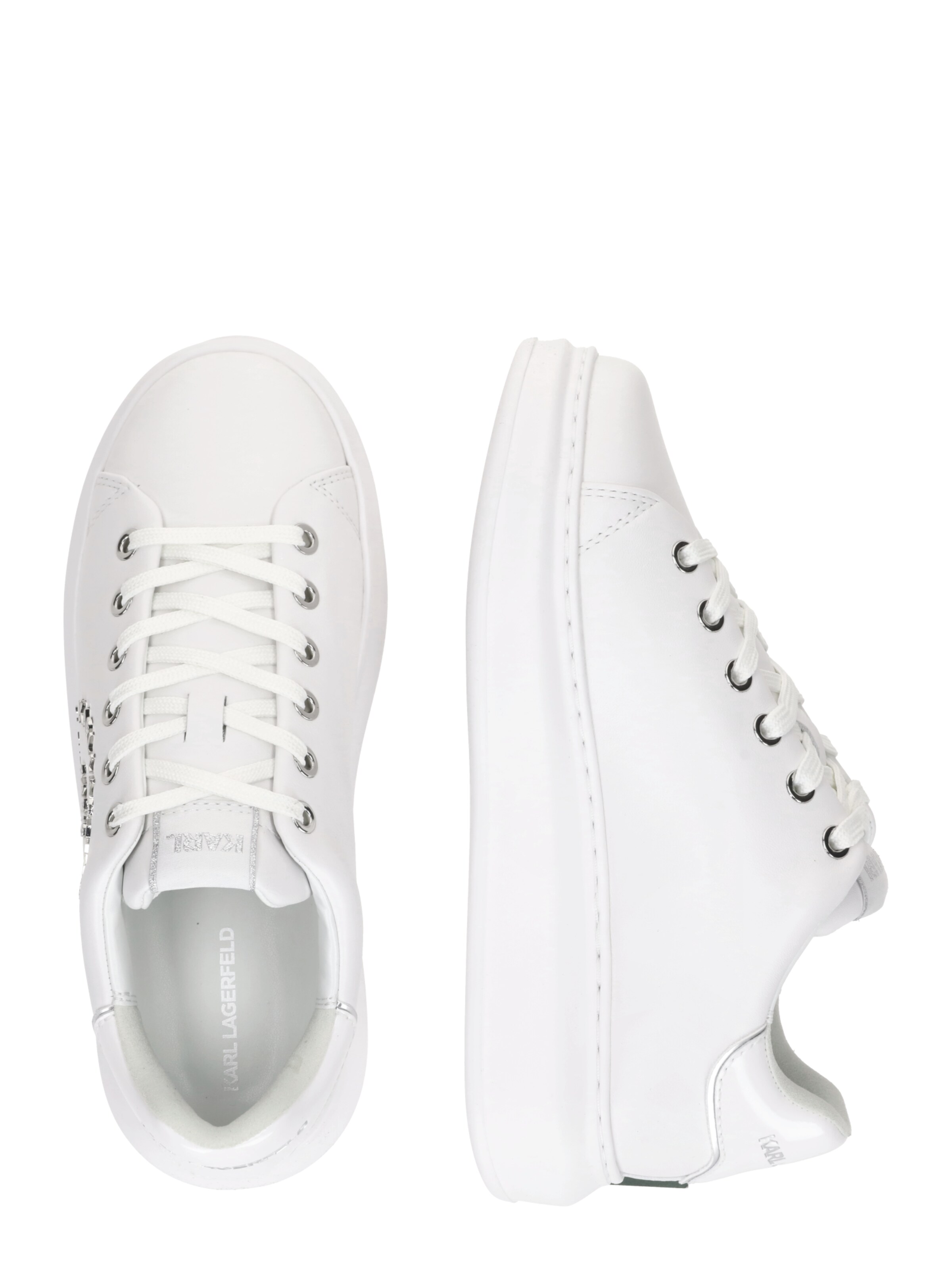 Karl Lagerfeld Низкие кроссовки в Белый
