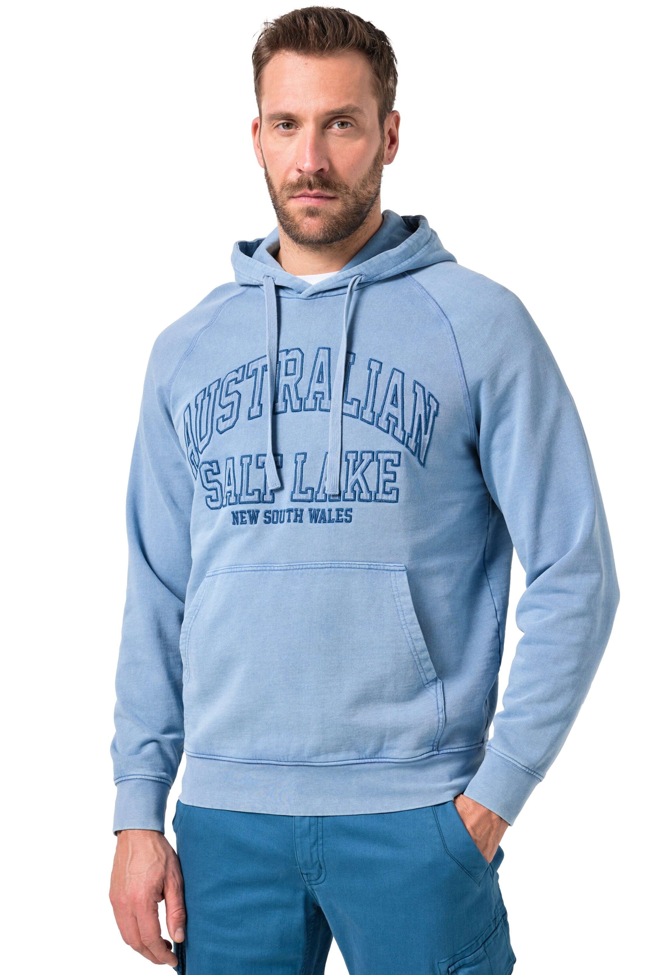 JP1880 Sweatshirt in Blau: Vorderseite