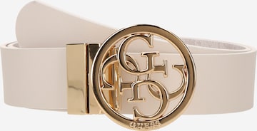 GUESS Riem 'NOELLE ADJ & REV PANT BELT H35' in Wit: voorkant