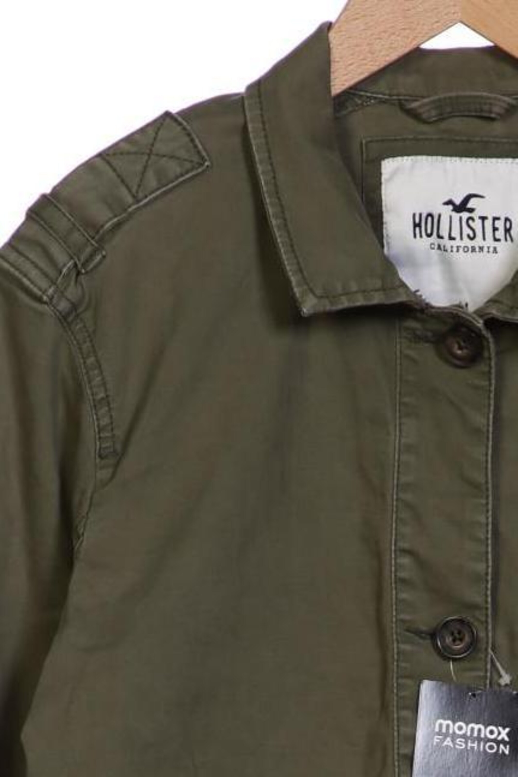 HOLLISTER Jacket & Coat in M in Green