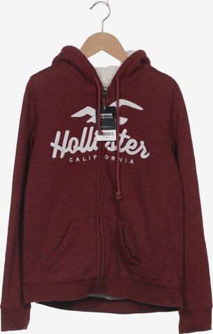 HOLLISTER Sweatshirt & Zip-Up Hoodie in S in Red: front