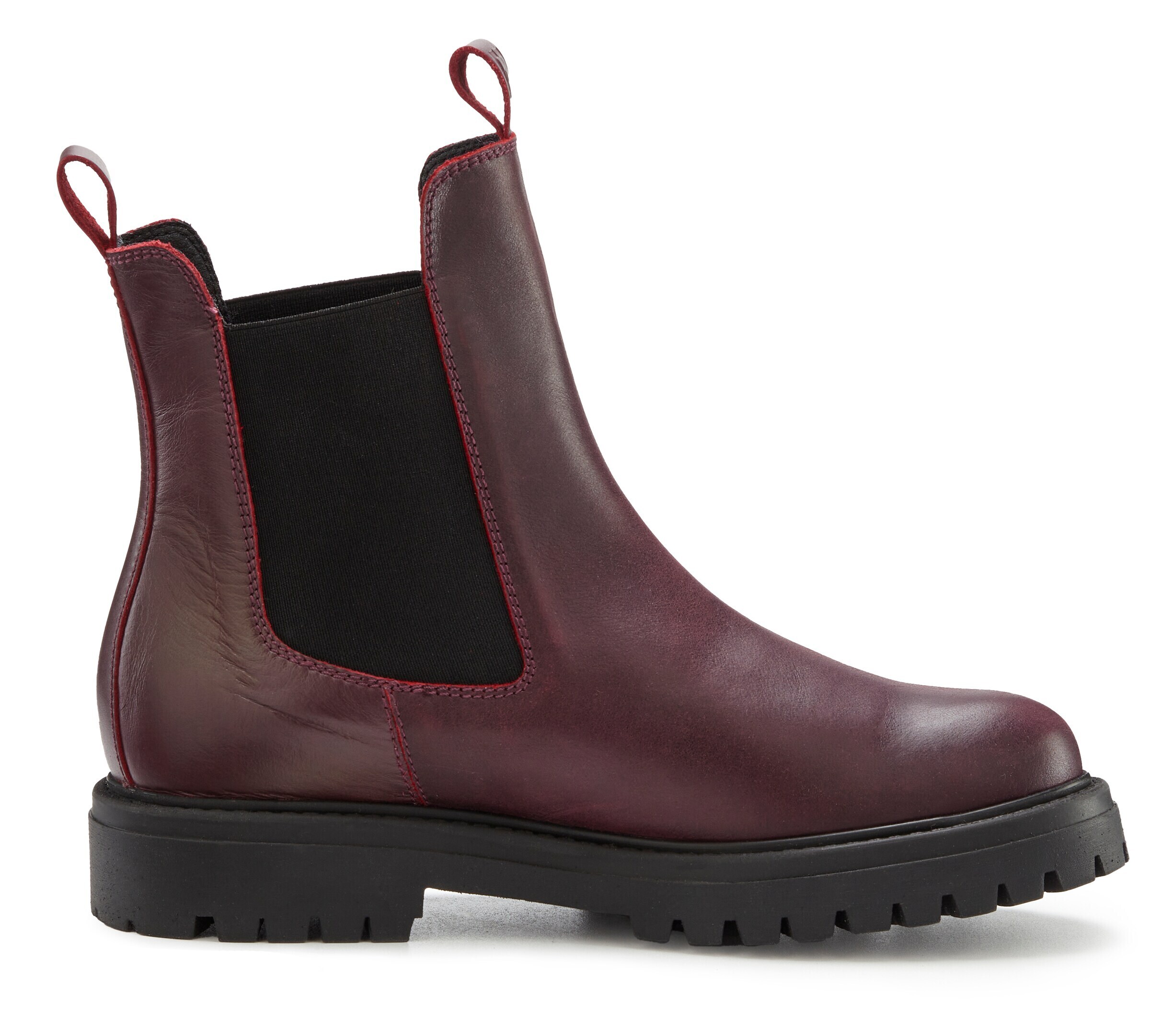 Boots chelsea di Elbsand in rosso