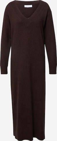 LA STRADA UNICA Knitted dress 'RAVEN' in Brown: front