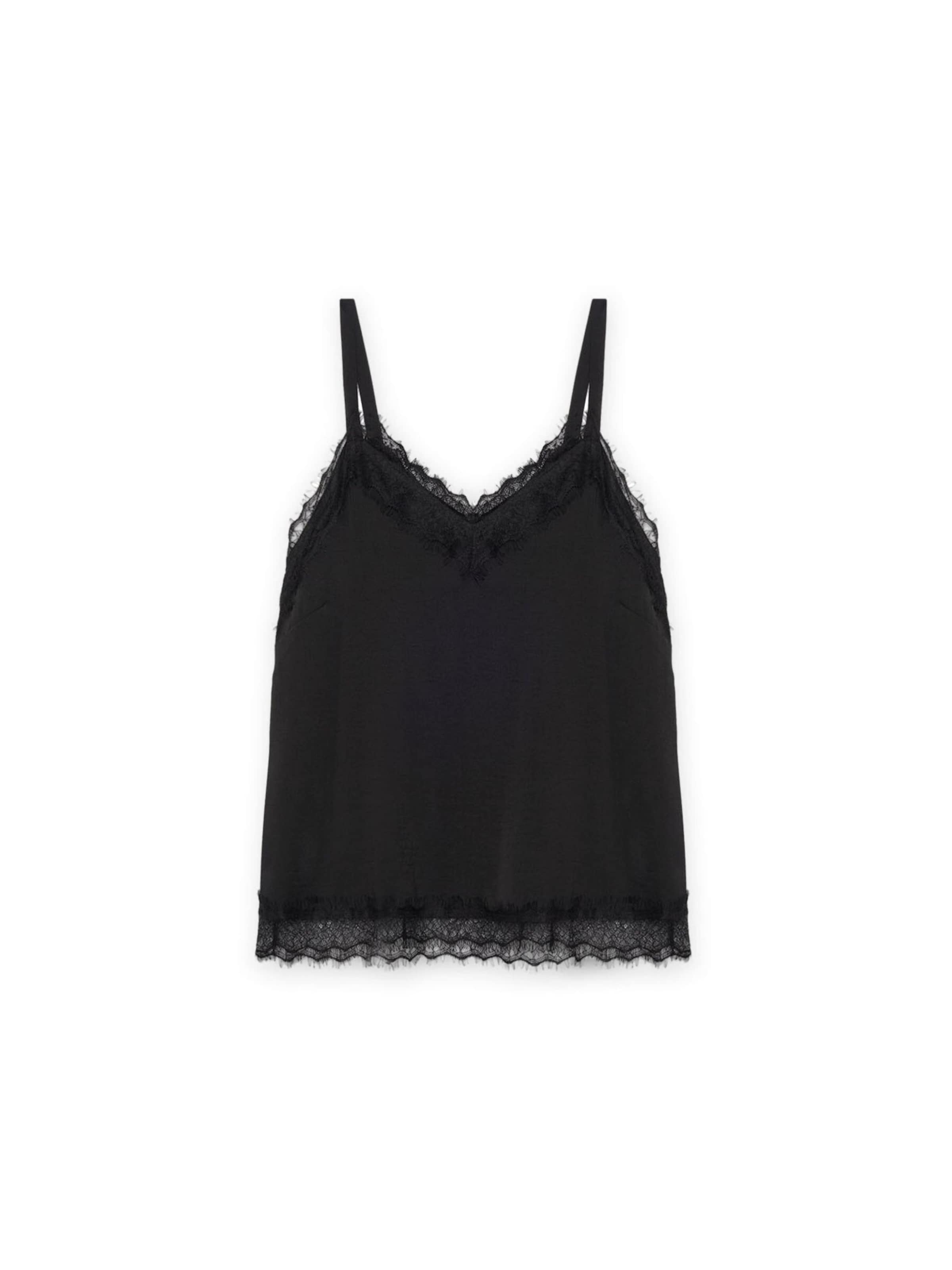 Fiorella Rubino Top in Zwart: voorkant