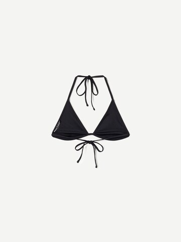 Triangle Hauts de bikini Bershka en noir