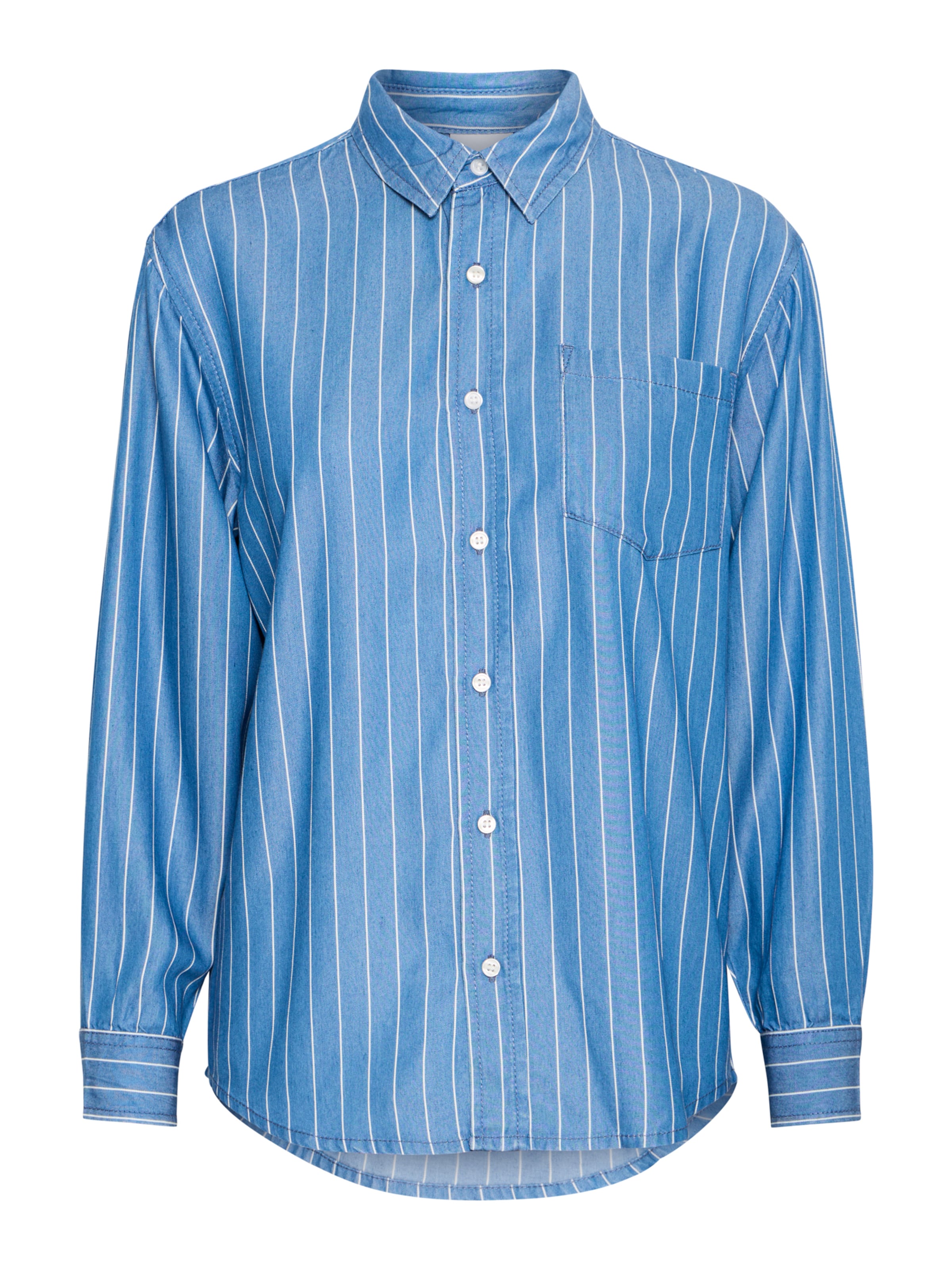 ICHI Bluse 'IHBECCOS' i blå: forside