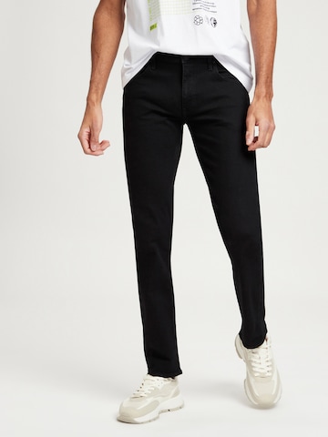 Cross Jeans Slim fit Jeans 'Damien' in Black: front