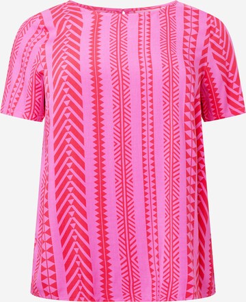 ONLY Carmakoma - Camiseta 'MARRAKESH' en rosa: frente