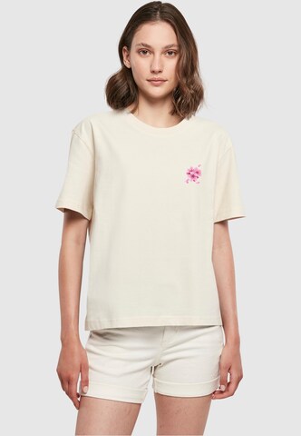 T-shirt 'Self Love Club' Mister Tee en beige : devant