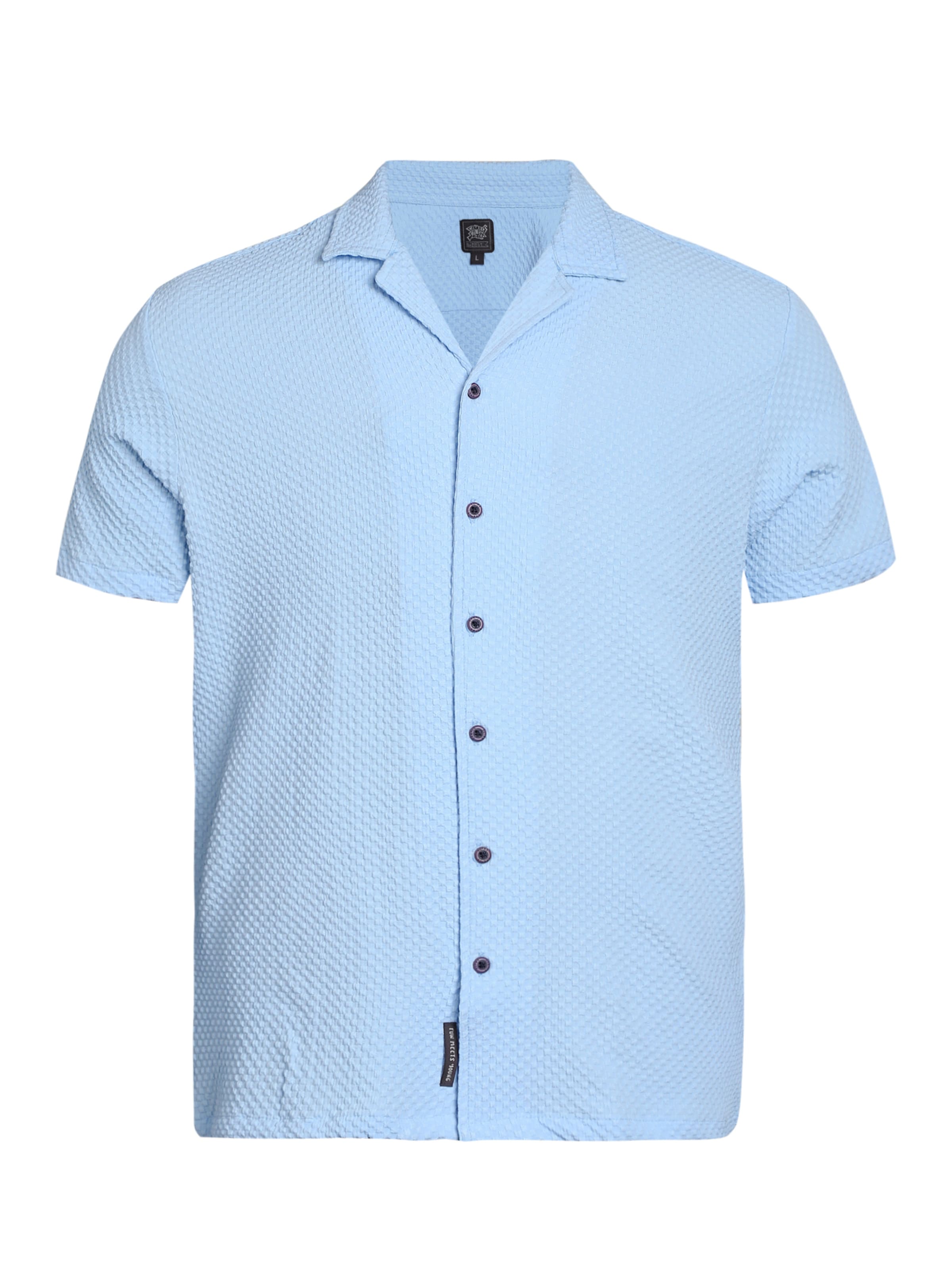 Campus Sutra Comfort Fit Skjorta 'Suzanne' i blå: framsida