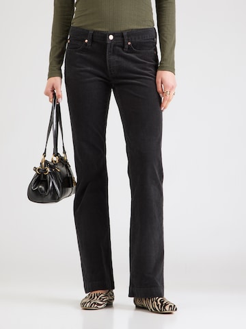 GAP Flared Trousers in Black: front