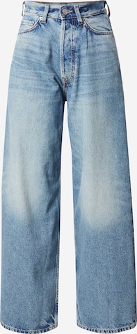 WEEKDAY Zvonové kalhoty Džíny 'Astro' – modrá: přední strana