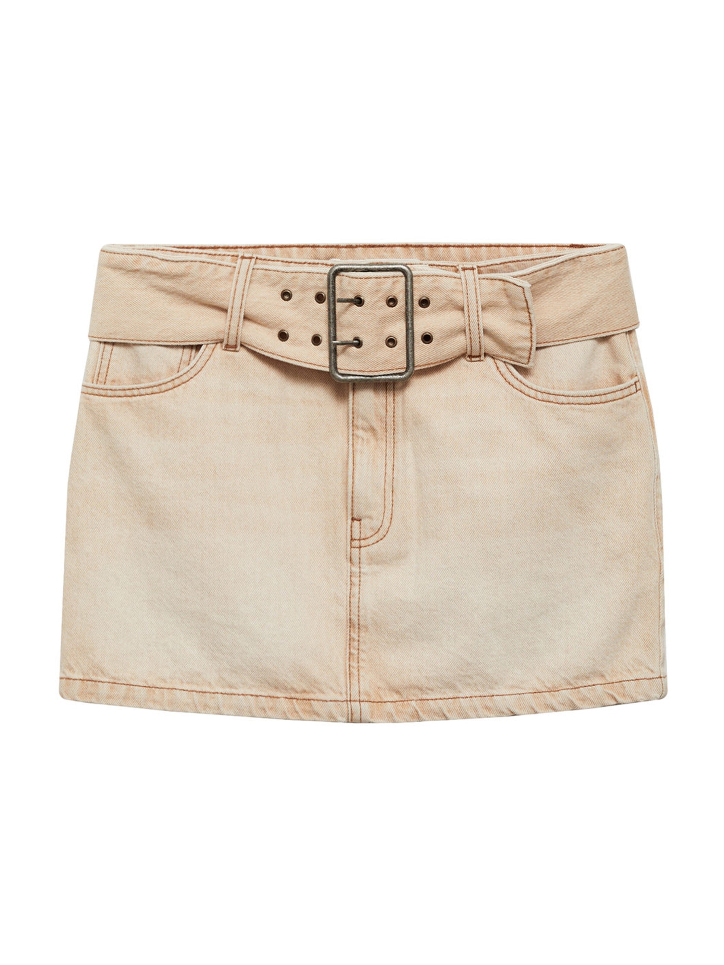 MANGO Sukňa 'JAMIE' - Hnedá: predná strana