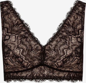 Soutien-gorge ' Solene ' Hanro en noir : devant