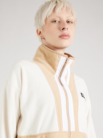 COLUMBIA Athletic Fleece Jacket 'Back Bowl' in White