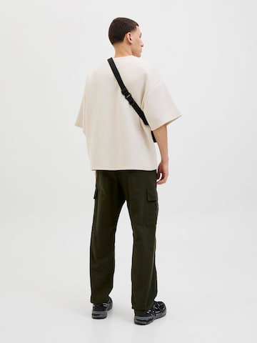 Loosefit Pantalon cargo JACK & JONES en vert