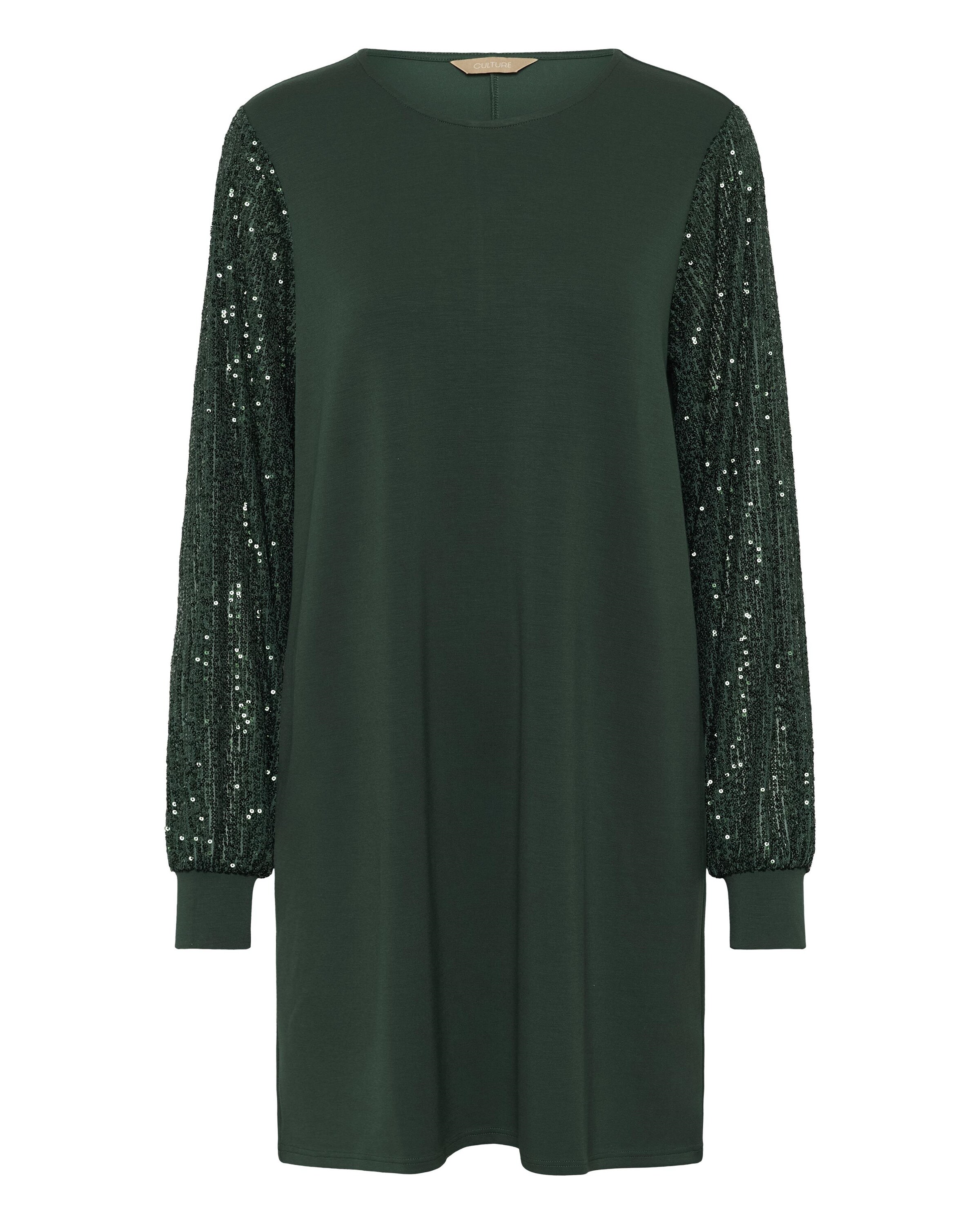 CULTURE Kjole 'CUCalaga Chabrina' i grøn: forside