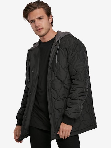 Urban Classics Between-Season Jacket in Black: front