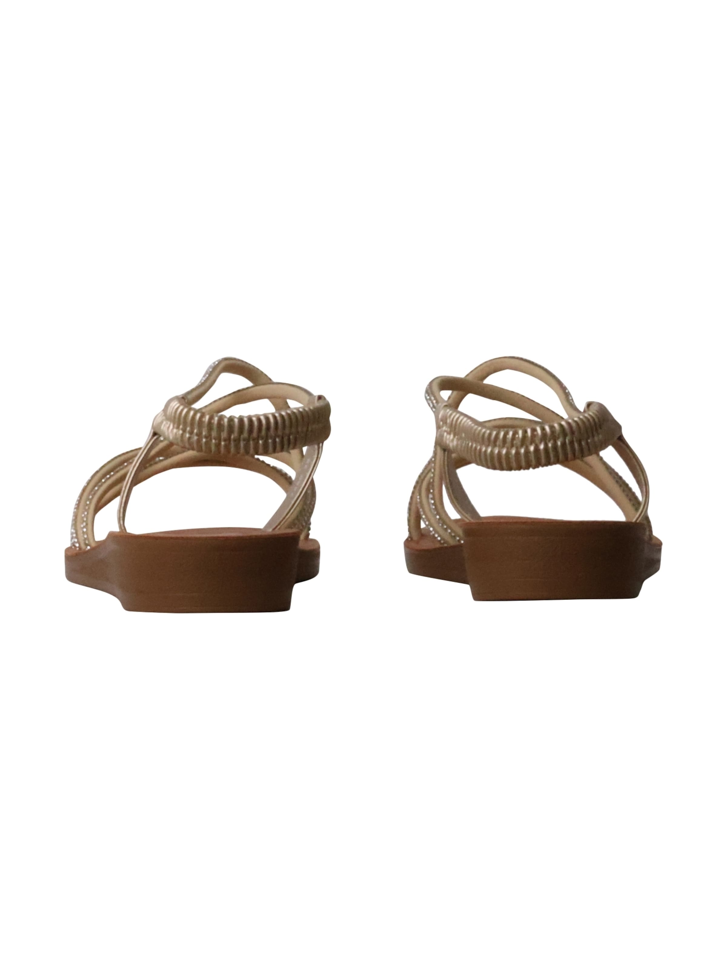 Super Mode Sandals in Gold